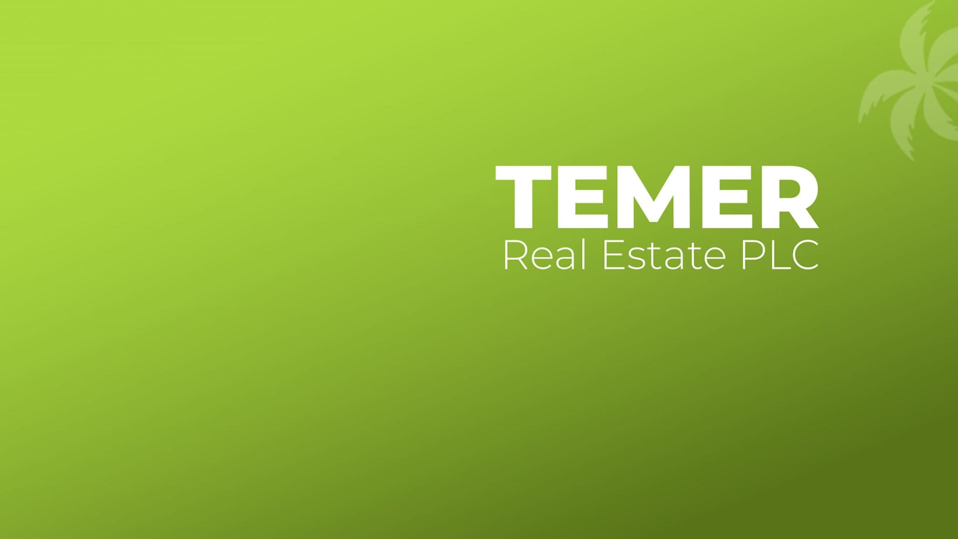 Temer Properties cover